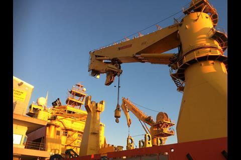 For MacGregor, ML’s ability to identify equipment malfunction is an “enabler”, yielding an ongoing condition-based check of the equipment in real-time. Photo: MacGregor